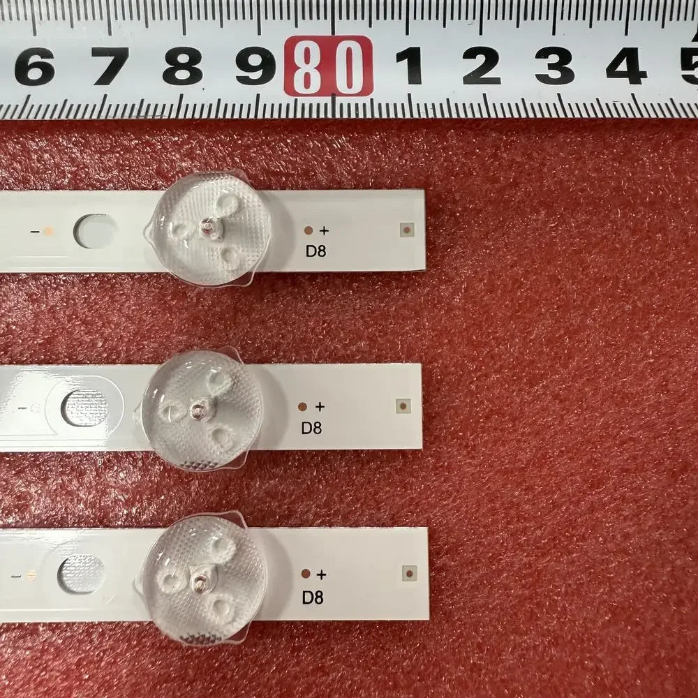 LED Strip 8LED For JVC LT-43N550 AJV-4016 U4400STR U4400 303KJ430041E HTV-43F01-T2C KJ43D08-ZC22AG-11A 13E