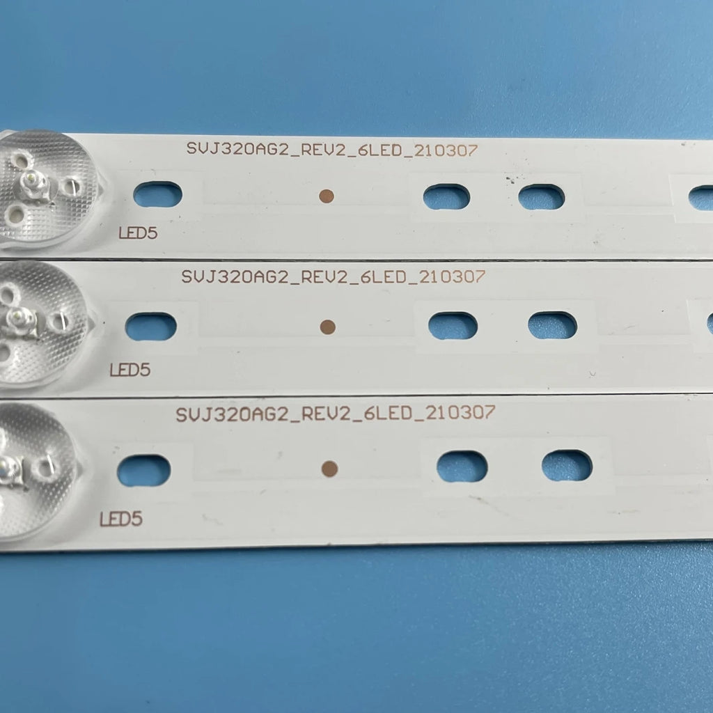 LED TV Illumination For BBK 32LEM-3081/T2C LED Bar Backlight Strip Line Rulers SVJ320AG2-Rev2-6LED-130307 LB-C320X14-E11-H-G1-SE