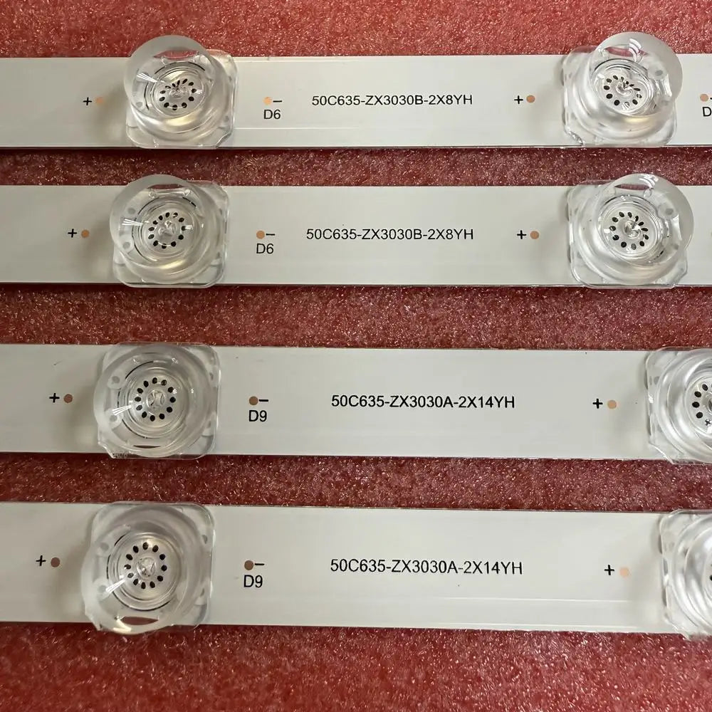 LED Strip For TCL 50C633 50C634 50C635 50C636 50C637 50C716 50C635-ZX3030A-2X14YH 50C635-ZX3030B-2X8YH-20211006 14+8LED