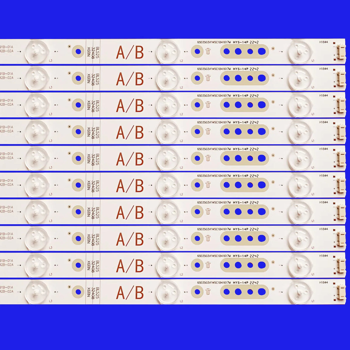 5leds(1set-24pcs) LED Blacklight strip for 5835-W65002-LR40 5835-W65002-0P40 V650DJ4-QS5 65uh5500 65uh5500-ua