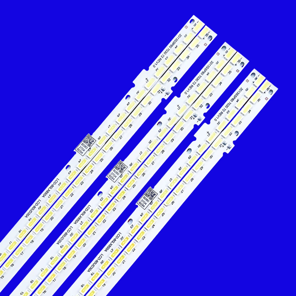 6pcs/Kit LED Strips SAM SUNG 2013SSP80 7030 72 REV1.0 B0803707B051 LK800D3HA80V  LC 80LE757U LC 80LE857U LC80LE757U LC80LE857U