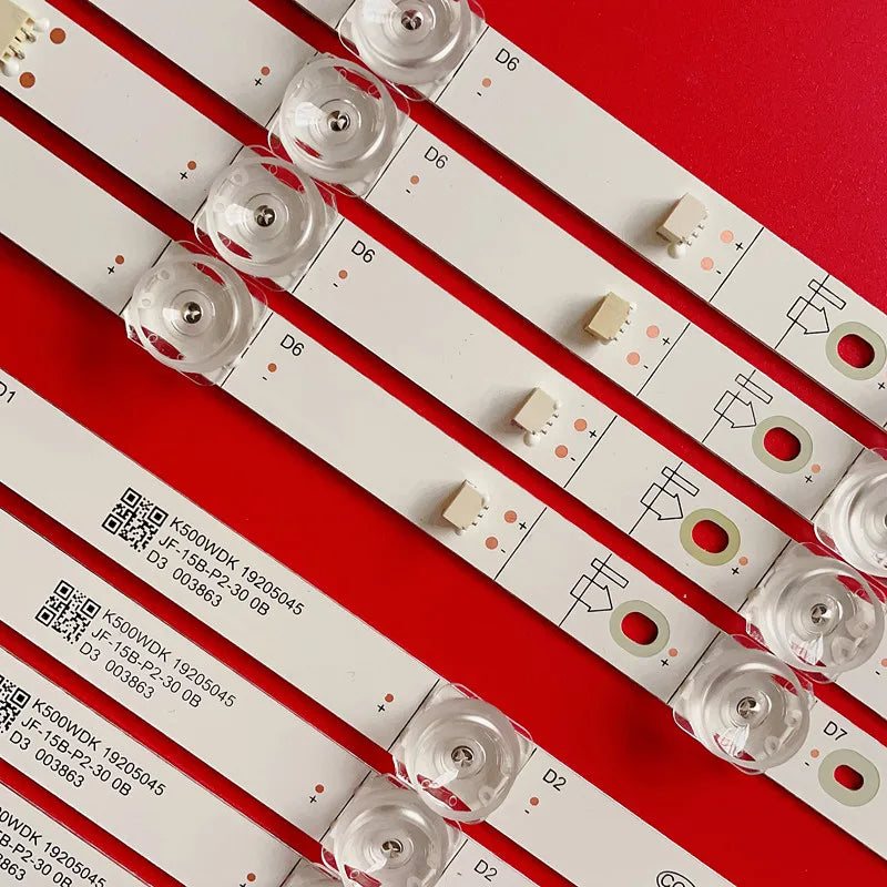 8pcs/set LED strip 4708-K50WDK-A2117N01 K50WDK19 A2  for L50M5-RK 940mm 3v
