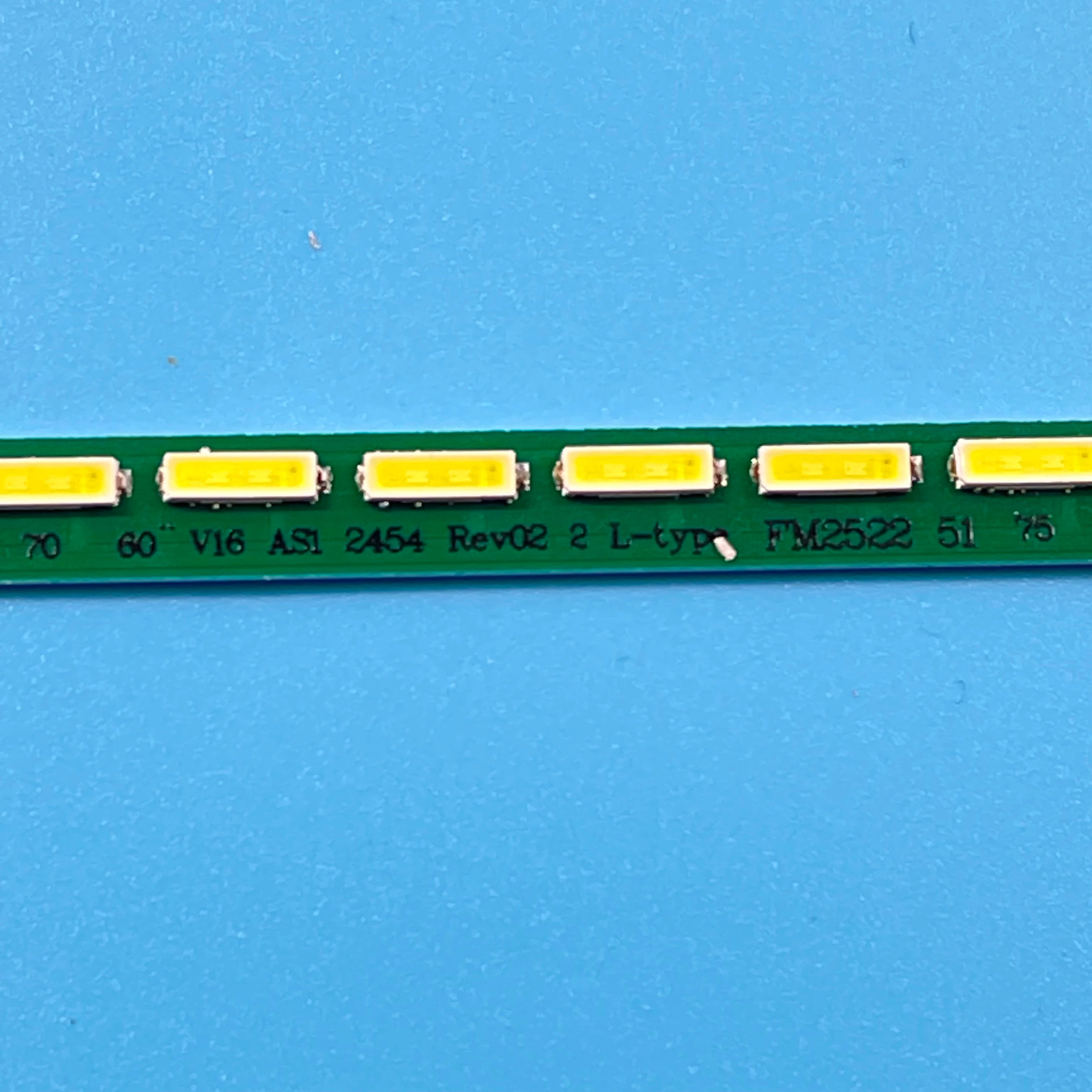2PCS LED Backlight Strip 78 Lamp For 60UH8500 60UH8507 60UH850T 60UH850V 60' V16 AS1 2454 2455 6922l-0196A LC600EQF(DJ)(F1)