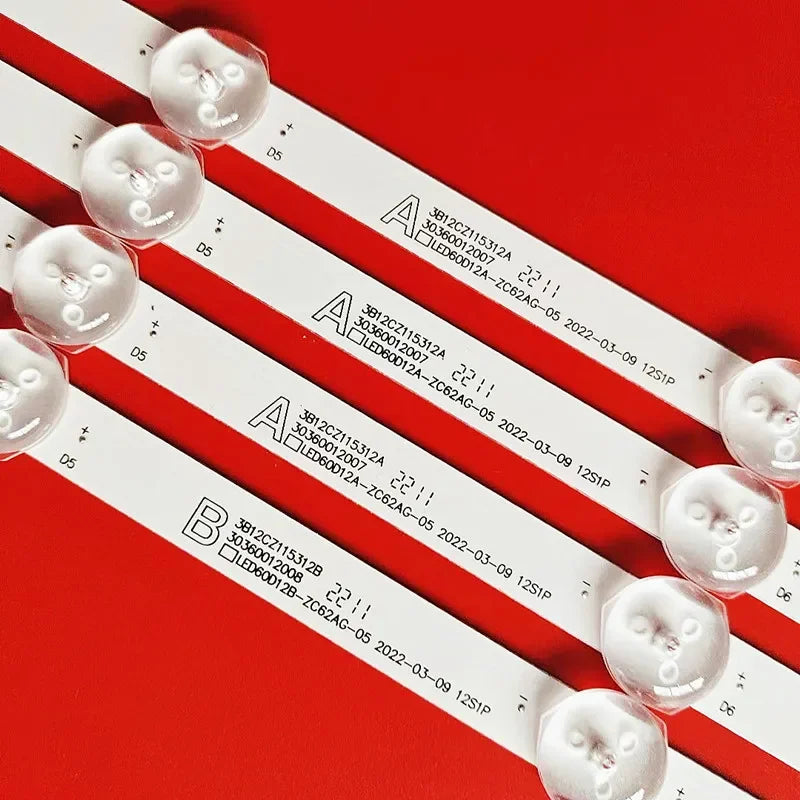 LED strip for LED60D12A-ZC62AG-05 2020-03-27 12S1P 30360012007 LED60D12B-ZC62AG-05 30360012008 L60M7-EA L60M5-4A ONN 100024699