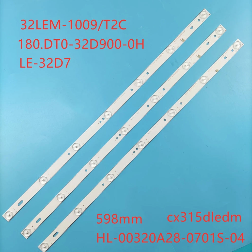 LED Backlight Strips BBK 32lem-1042/T2C 32LEX-5027/T2C 32LEM-1009/T2C 32LEM-1010/T2C 32LEX-5009 HL-00320A28-0701S-04 B0