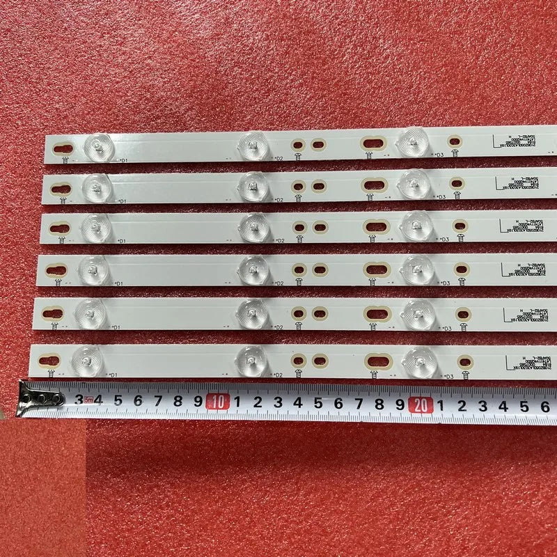 12pcs LED Bar for 50put6400 50PUH6400 50PUF6061 500TT67 500TT68 V2 CL-2K15-D2P5-500-D612-V1 R L 50pug6102 Le50u7970 Le50s5970