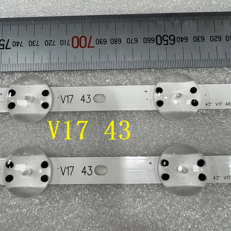 10LED LED Backlight Strip for TV 43LJ624V 43UJ670V 43LV340C-UB 43LJ610V 43 V17 ART3 2867 43uj6525 43uj6565 LC430DGJ AGF78709