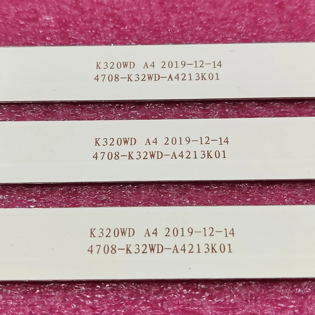 3PCS NEW TV Lamps LED Backlight Strips For DAEWOO L32R630VKE HD TV Bars Kit LED Bands 4708-K320WD-A4213K01 KB-6160 K320WD Rulers
