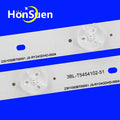 12PCS LED Backlight Strip For Haier 50"TV LE50B5000W LE50B3500W LE50B3000W 3BL-T5454102-51 3BL-T4752102-01 LE50F5300 V500PK2-QS1