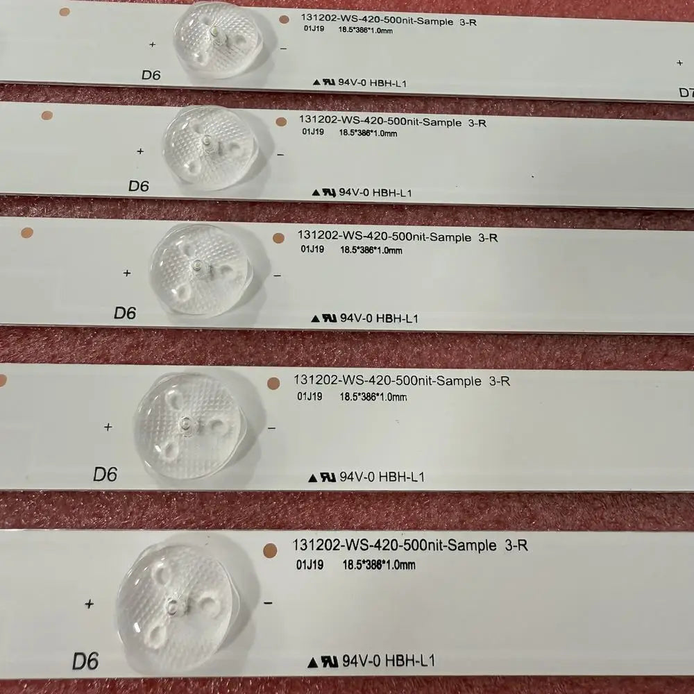 LED Backlight Strip 9LED For Panasonic TC-42AS610B TC-42AS610L TC-42AS610 131202-WS-420-500nit-Sample 3-L/R