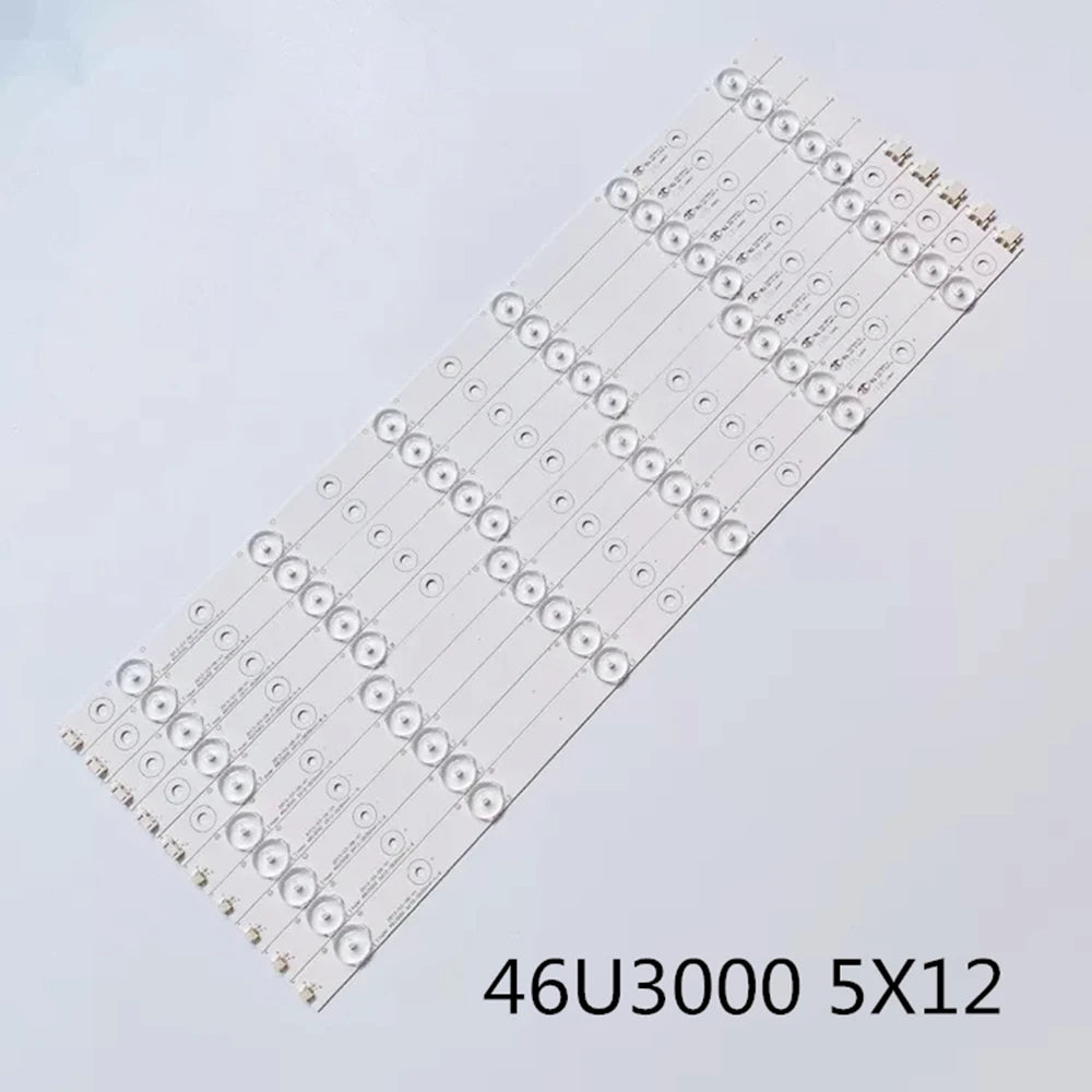 LED Backlight Strip for 46A710P 46EU3200 46DU3000 LED46Z300 LED46A710P LED46U3000 LED46U3200 LE46M330P 46U3000 5X12-0D30mm-L R-6