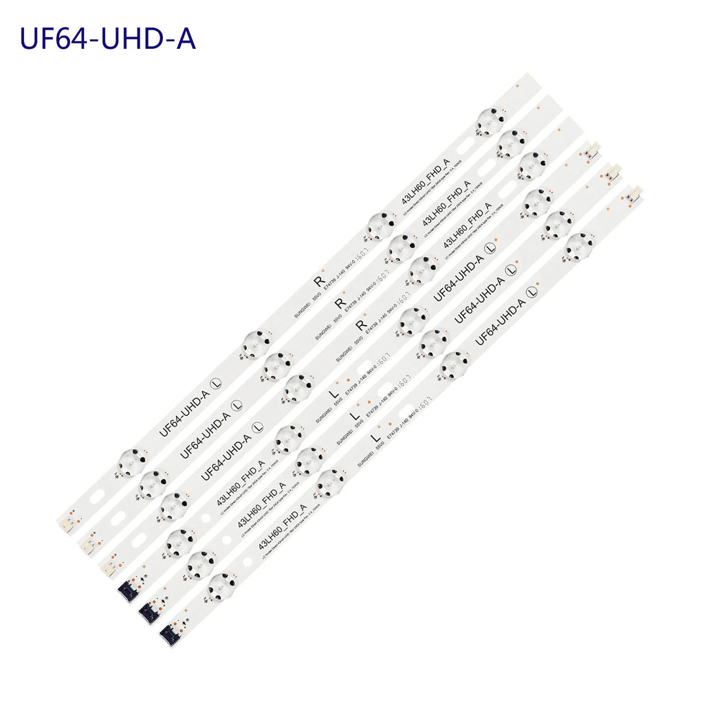 Original LED backlight Strip for 43UF6400-CA UF64-UHD-A Screen HC430DGG-SLNX1-211X 43UH603V 43UH620V NC430DGE NC430DUE-VUDN