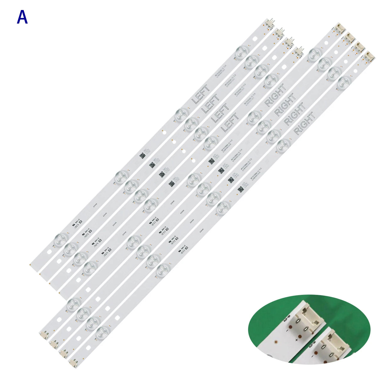 LED strip for 49LG61CH-CK LGE-WICOP-49inch-UHD-REV06-A/B-150710 GAN01-1294A-P1 GAN01-1295A-P1 NC490DGG-SLTLB B A