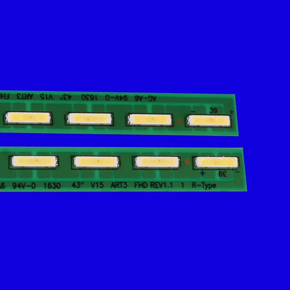 LED Backlight Strip For 43lh5800 43lh5800-ud 39leds 43LF6350 43LF5700 43UF6750 43UF6800 43LX341C 43LX560H-UA 43LX540S 43LF630V