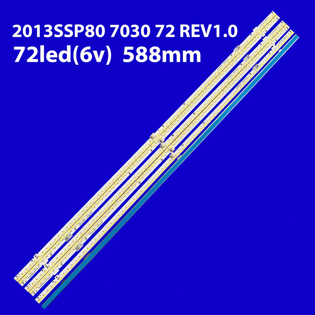 6pcs/Kit LED Strips SAM SUNG 2013SSP80 7030 72 REV1.0 B0803707B051 LK800D3HA80V  LC 80LE757U LC 80LE857U LC80LE757U LC80LE857U