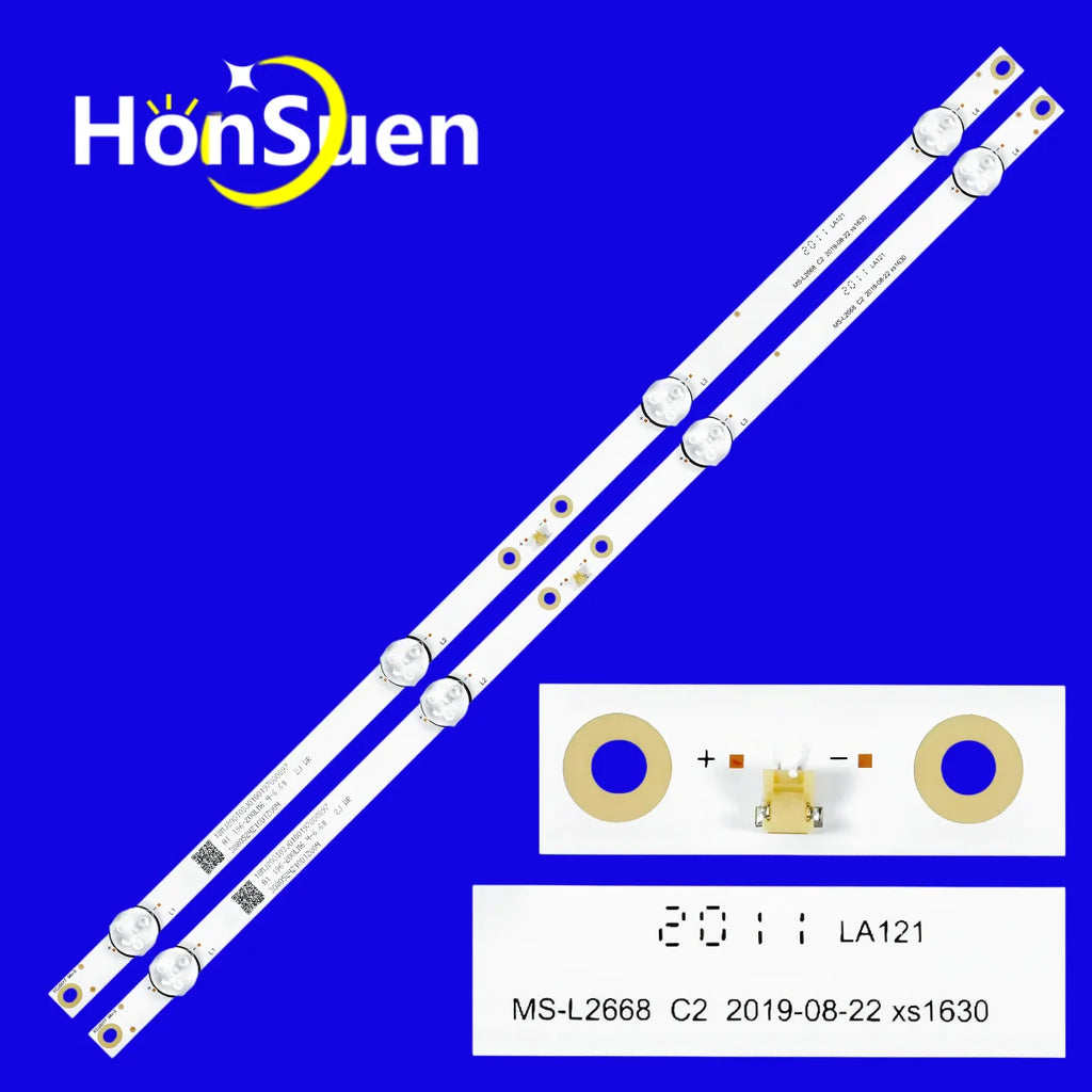 LED Strip For Doffler 24CH19-T2 TF-LED24S48T2 PTV24SS04Z_CIS_BK LED-2428T2 MS-L2668 V2 STV-LC24LT0085W JL.D24041330-006AS-M_V01