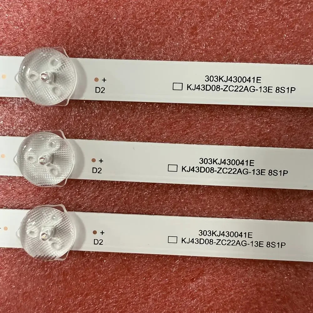 LED Strip 8LED For JVC LT-43N550 AJV-4016 U4400STR U4400 303KJ430041E HTV-43F01-T2C KJ43D08-ZC22AG-11A 13E
