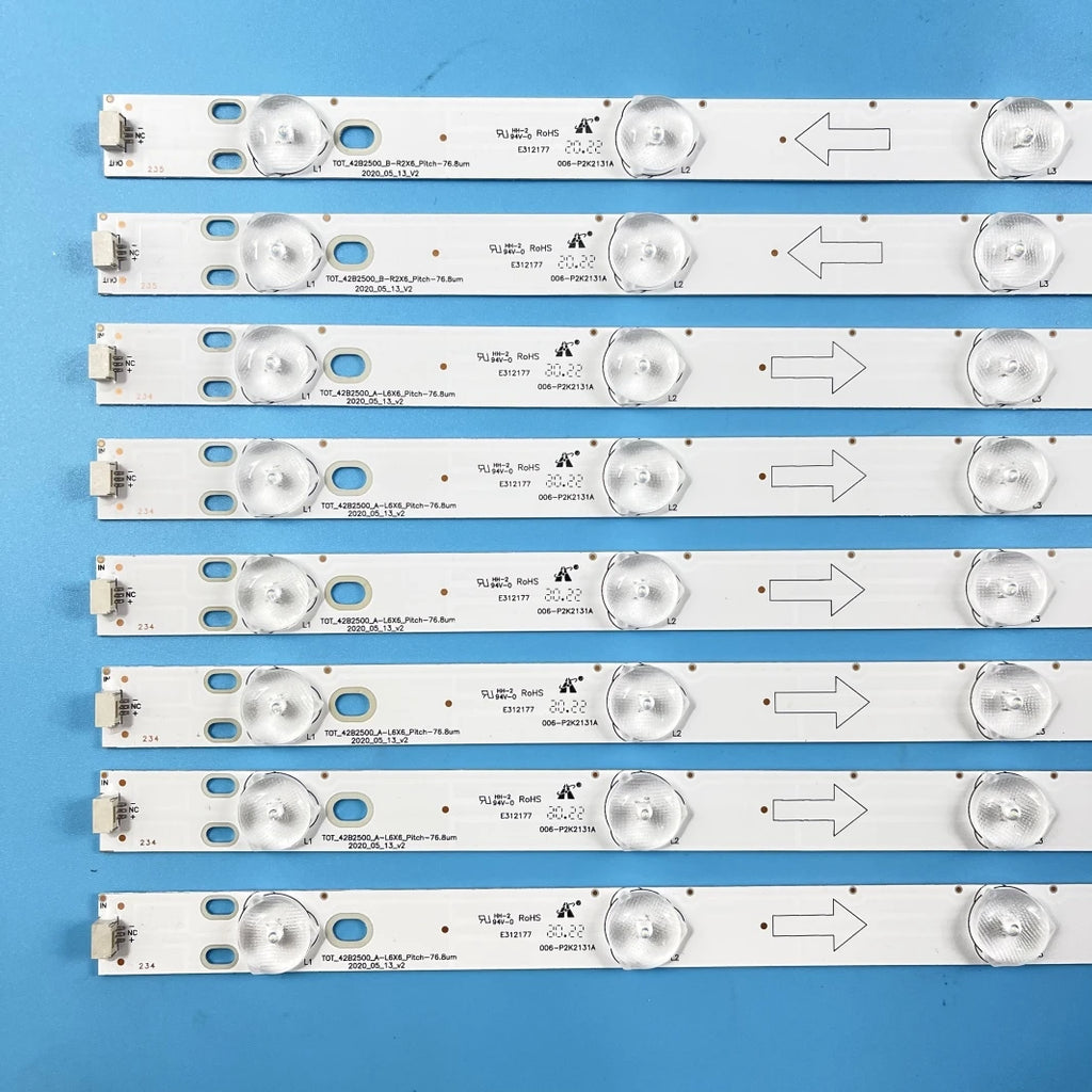 LEDBacklight Strip For Thomson T42E32HU Ph42b25dg Ph42b25 DP42D24 4C-LB420T-YH1A YH1B TCL-462C750(B3310)-6EA-L R 4C-LB420T-HQ2A