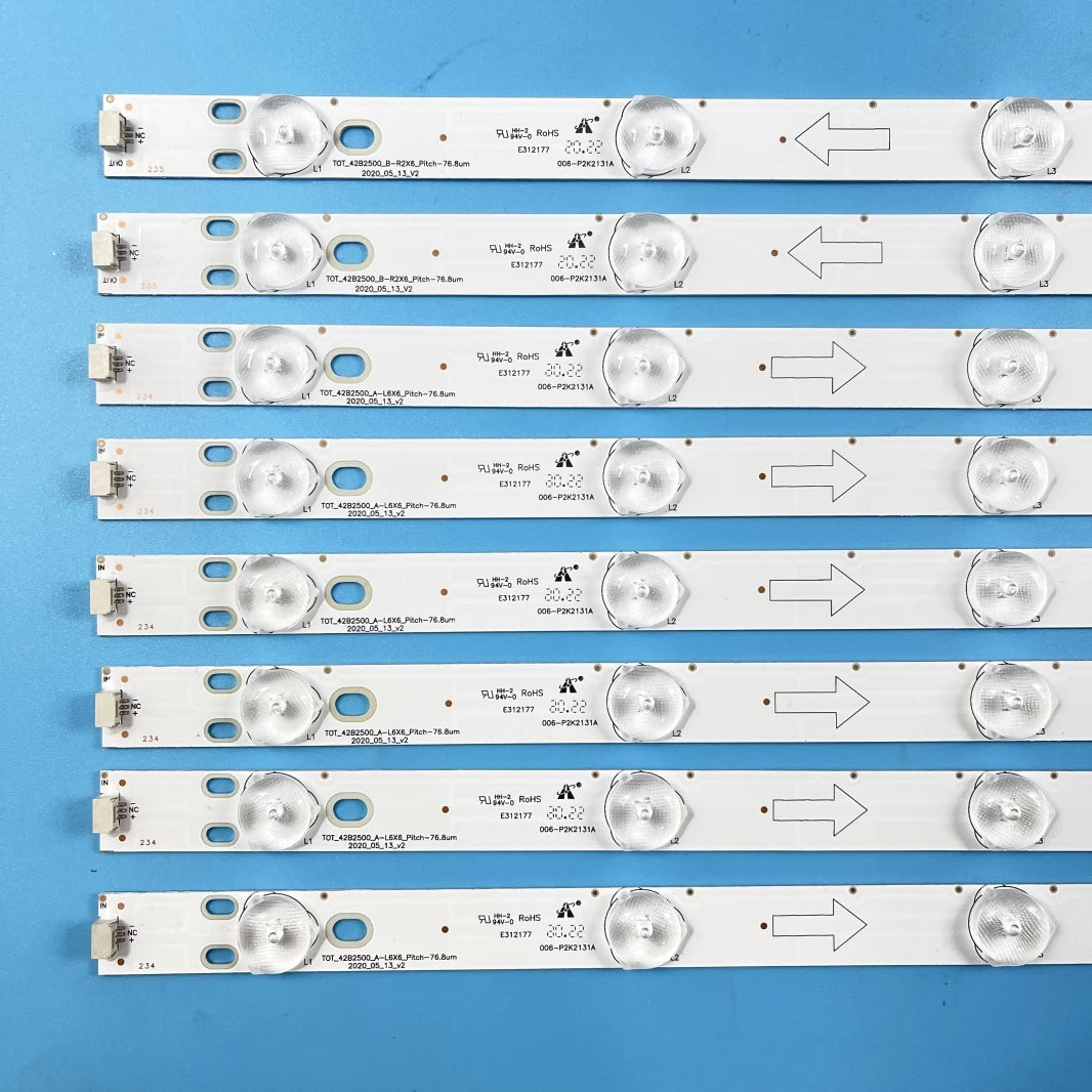 LEDBacklight Strip For Thomson T42E32HU Ph42b25dg Ph42b25 DP42D24 4C-LB420T-YH1A YH1B TCL-462C750(B3310)-6EA-L R 4C-LB420T-HQ2A