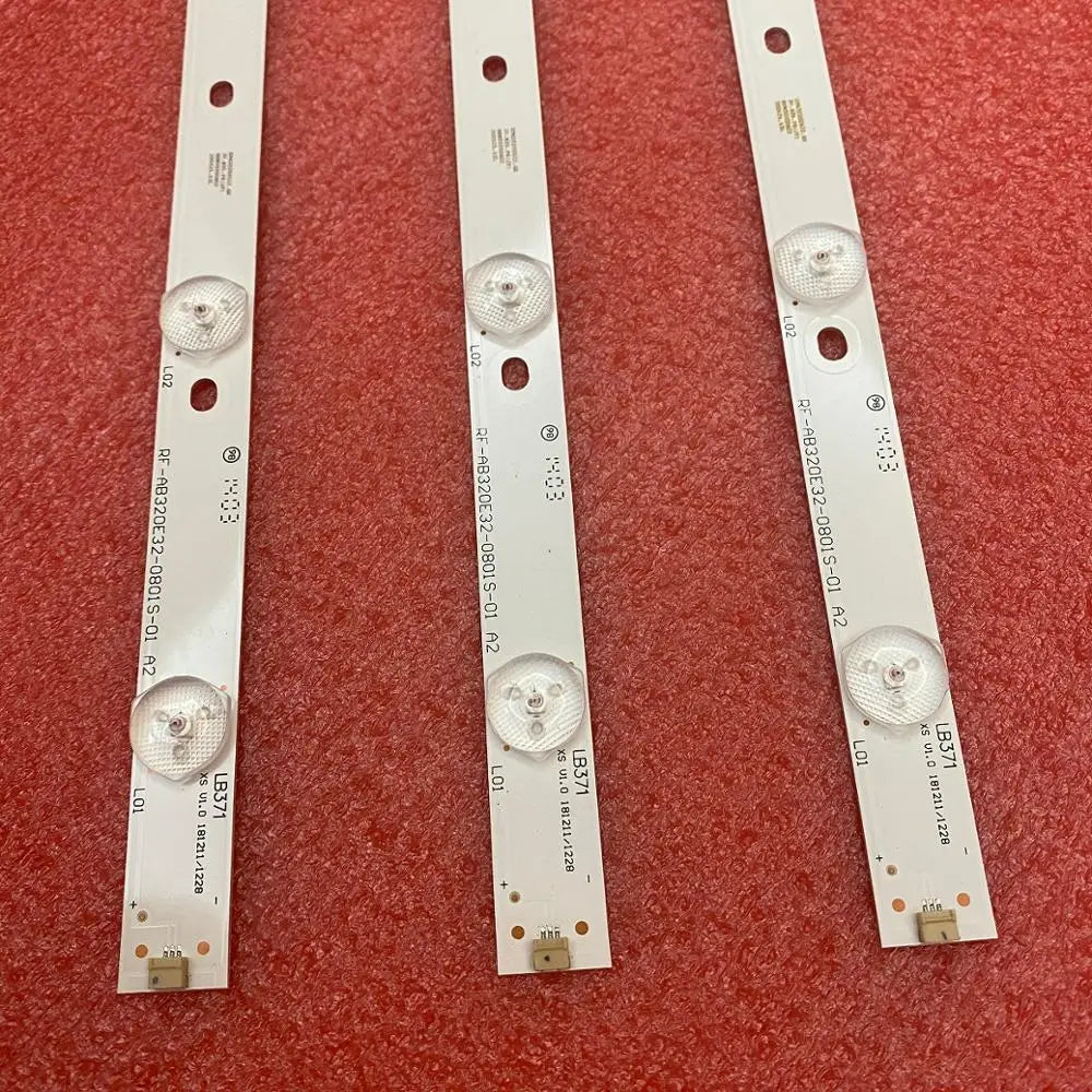 3pcs/set LED Strip For BBK 32LEM-1003/T2C LED32B16 C320EX14-E2 RF-AB320E32-0801S-01 TK97K4000000 TJ100K4000000 M320X13-E4-H (G3)