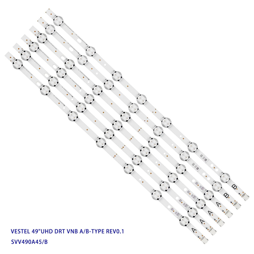 LED backlight strip for 49HE4000 49R6010U 49U5766D 49U6863DB 49L3753DB 17DLB49UER4-A 17DLB49UER4-B JL.D49071330-078AS-M_V02