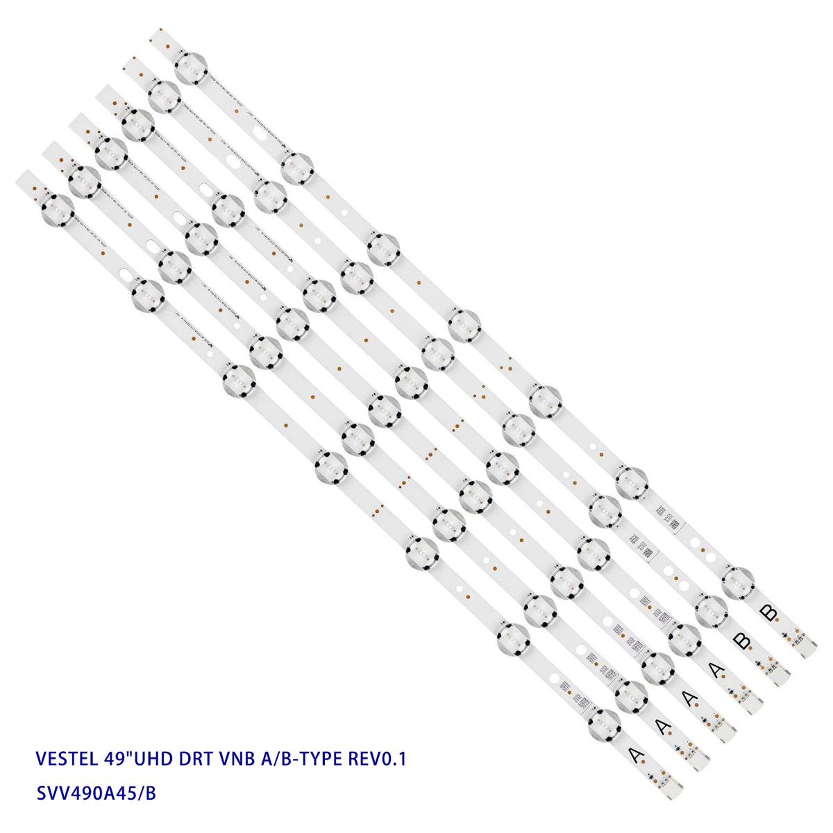 LED backlight strip for 49HE4000 49R6010U 49U5766D 49U6863DB 49L3753DB 17DLB49UER4-A 17DLB49UER4-B JL.D49071330-078AS-M_V02