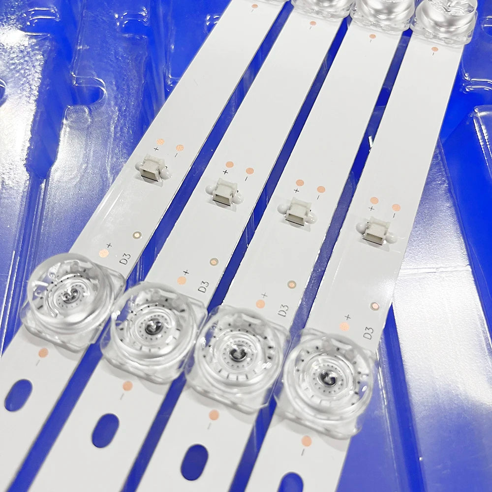 KIT 4PCS LED Backlight Strip For Atvio Atv5017iled Atv-5017iled Atv5016iled Atv-5016 Atv-5016iled Ptv50174kiled Ptv-50174kiled