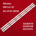 10set LED Strips 6-lamps for  32"TV 32lb5600 32lb560b 32lb570b 32lb5800 32lb580b 32lb620b 32lf595b 32lf550b