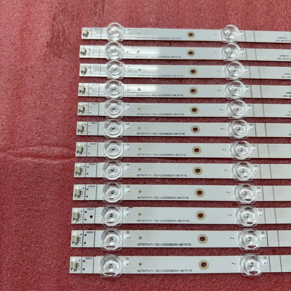 LED Backlight Strip for Toshiba 75C350KU 75E3F-PRO 75T55F 75E3F 75A5F 75V1F-S 75E5G J75H LB7502J V0 HD750Y1U71-TAL2 T0L1 T0L1B2