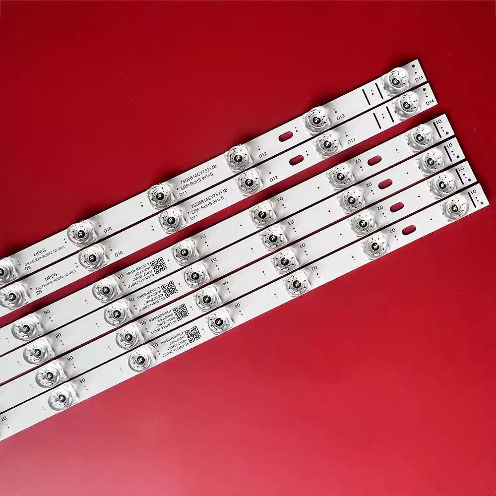 LED Backlight for 75S435 75S431 75S434 75S433 75V6 75L8 75F8A 75V2 4C-LB7514-ZM07J GIC75LB28 GIC75LB29_3030F2.1D_V0.5_20200601