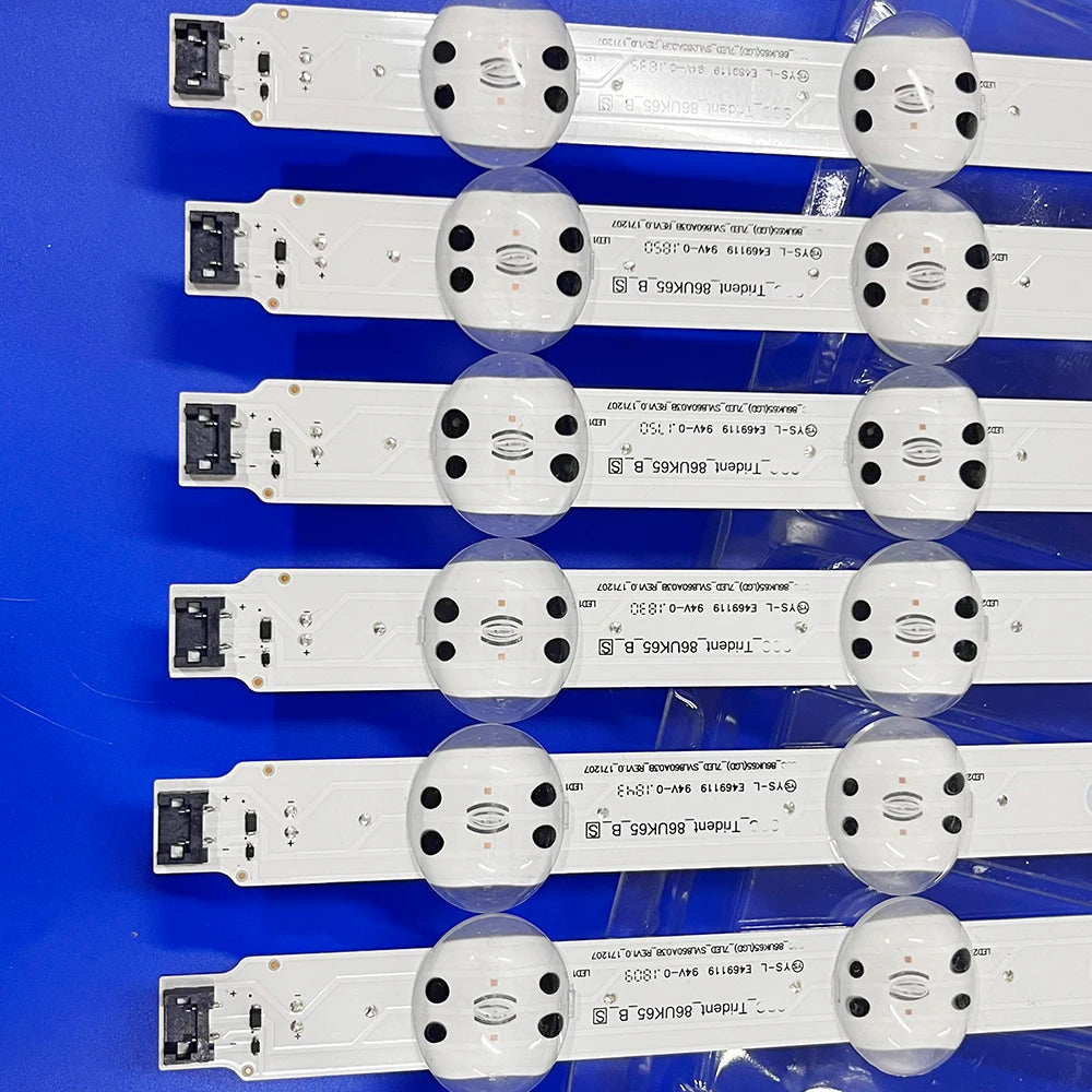 12PCS LED BackLight For 86UK6570PUB 86UM8070AUB 86UM8070PUA 86UN8570AUD SSC_TRIDENT_86UK65 AGM76249001 EAV64092001 EAV64091901