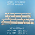 TV's LED Backlight Strips For 42PFH5609/88 42PFT5609/60 LED TV Bars 42" V14 DRT REV0.0 1 L1 R1 Bands Rulers 6916L-1455A