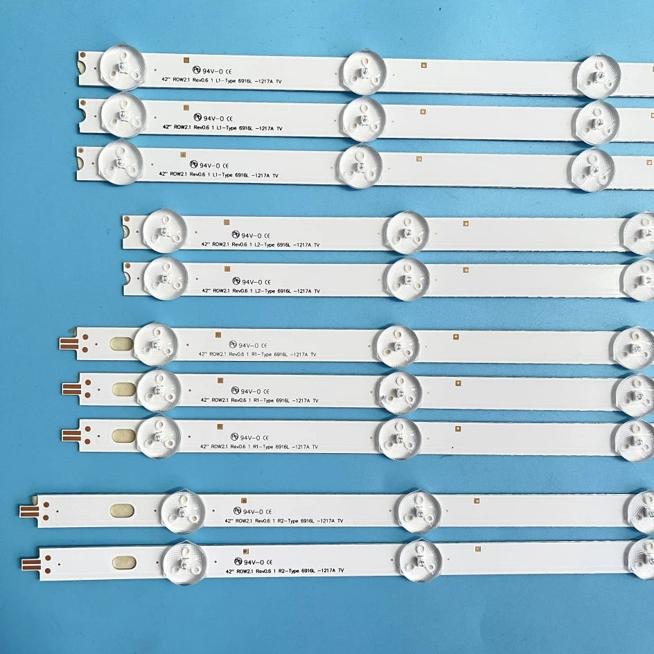 LED Backlight Bar for 42' 42LA615V-ZE 42LN5100-CP 42LN570S 42LA620S 6916L-1412A//1413A//1414A 6916L-1214A/1215A/1216A/1217A
