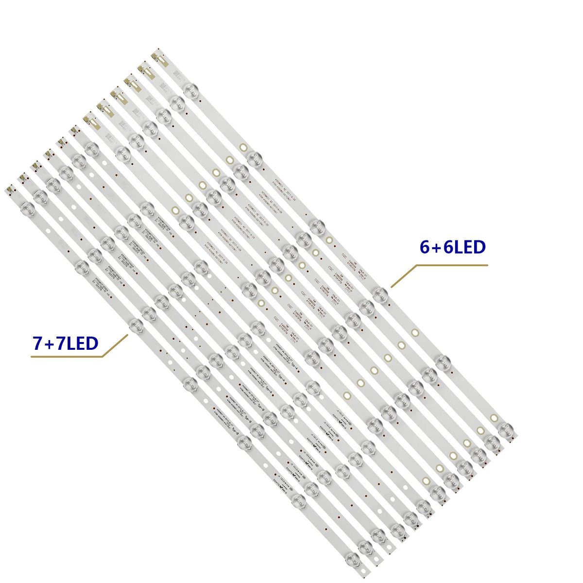 120PCS/10set LED Backlight Strip For 55PFF5055/T3 55PUF6056/T3 f55b7000t s55uk100 55PFT6100 4708-K550WD-A1213K01 A1213K11