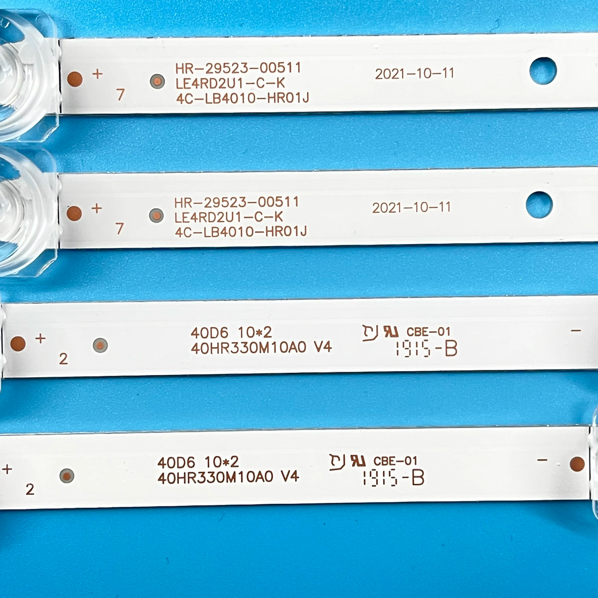 LED backlight Strip for 40"TV TCL 40S6500 40D3000 40S6500FS 40D6 10X2 40HR330M10A0 V4 4C-LB4010-HR01J HR02J 40F6F 40L2F 40D610X2