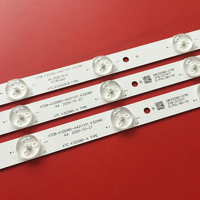 3PCS Skyworth LE32D99 32E61HR LE32D99 Light Bar 471R1055 4708-K320WD-A4211V01 K320WD 4708-K320WD-A4211V11K320WD