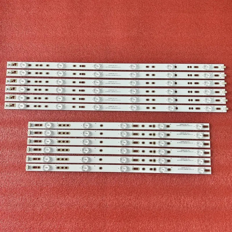 12 PCS/set LED Backlight Strip For 50PFK4309 50PFK4509 50PFH5300 50pfk4009 500TT26 500TT25 V5 50PFT4509 50PFL6340 50PFL6540