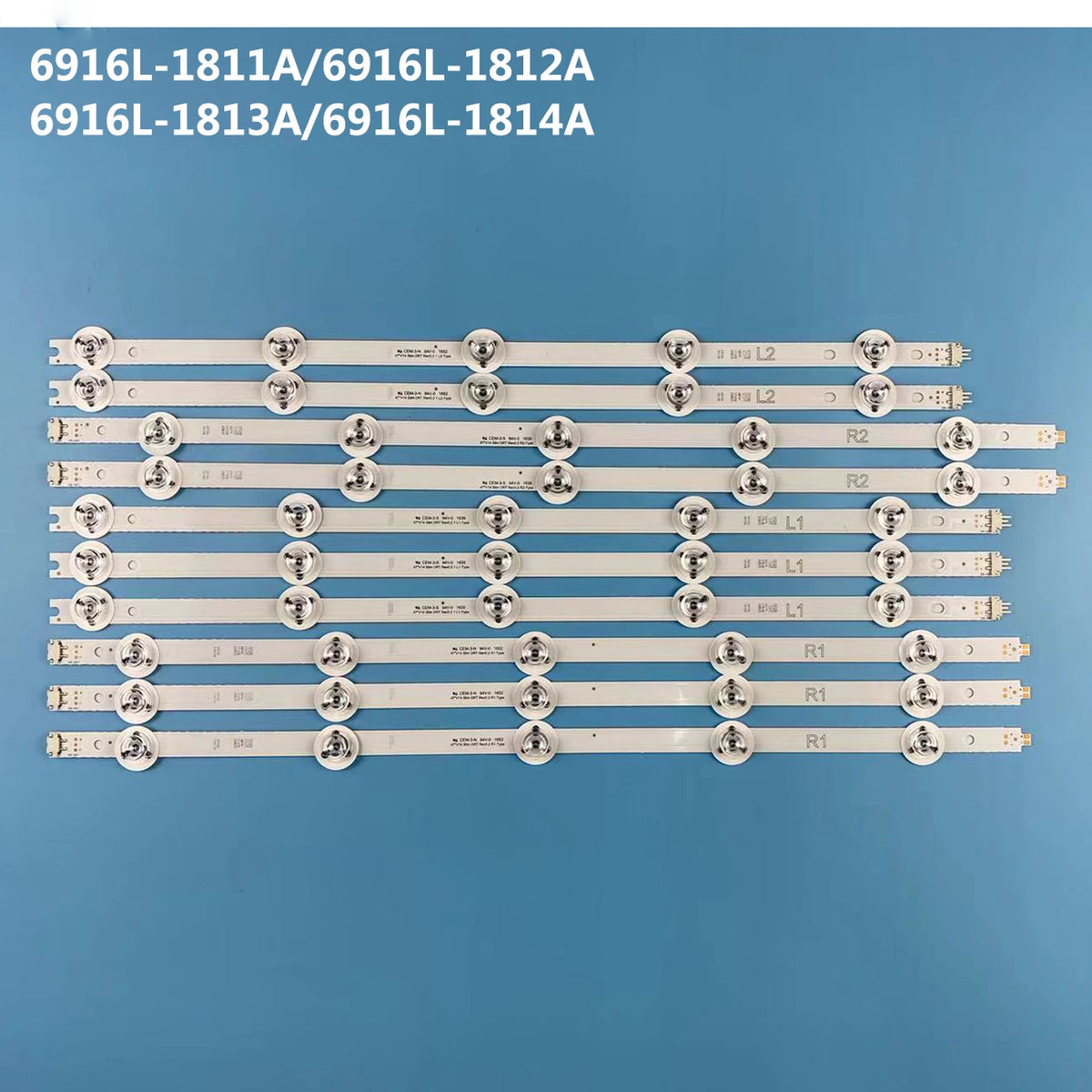 LED Backlight strip For 47" v14 slim DRT Rev0.2 TX-47AS651 6916L-1811A 6916L-1812A 6916L-1813A 6916L-1814A