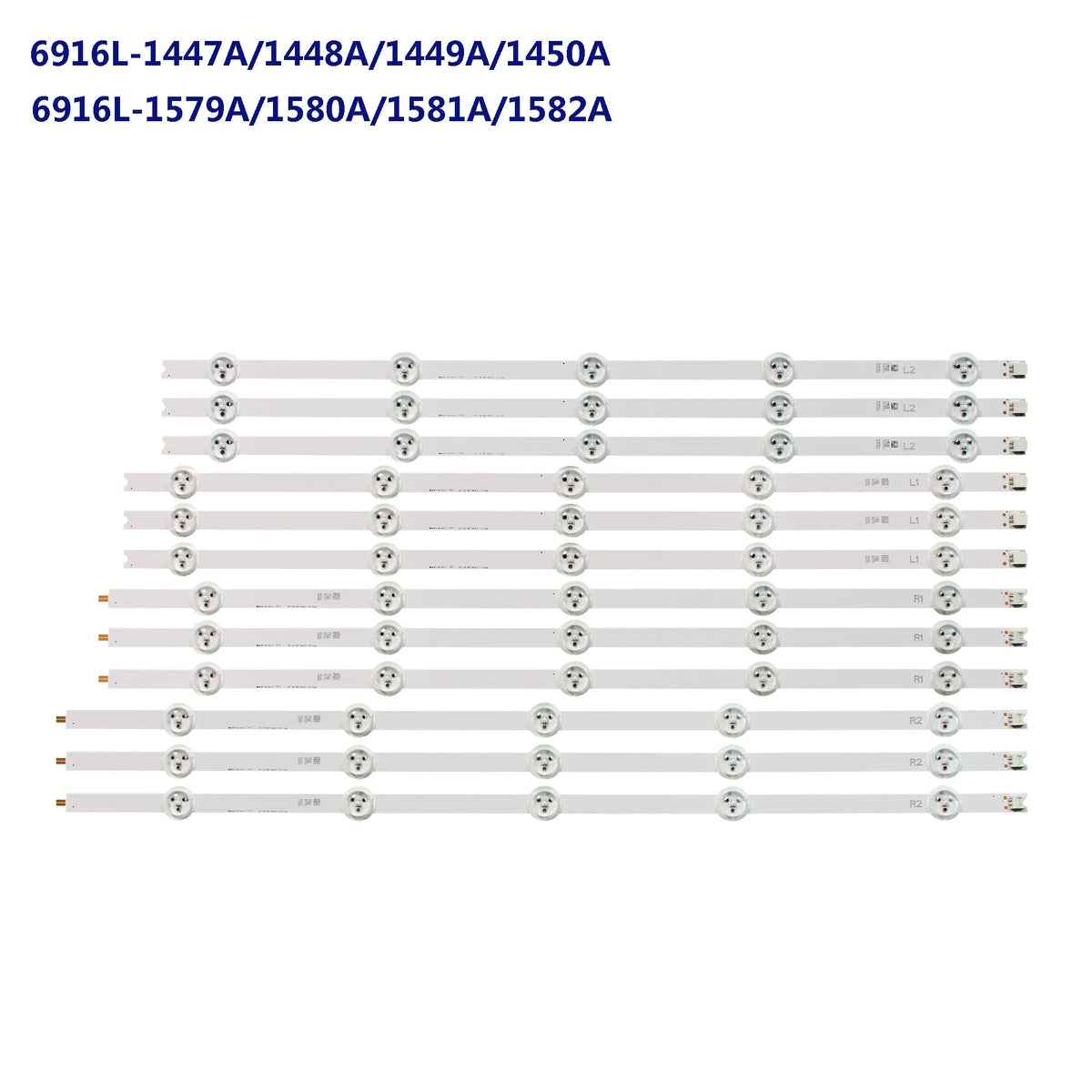 LED strip for 55"V14 55PFK6309/12 55PFT6309 55E730A 6916L-1447A 1448A 1449A 1450A LC550DUN(PG)(P1) 6916L-1579A 1580A 1581A 1582A