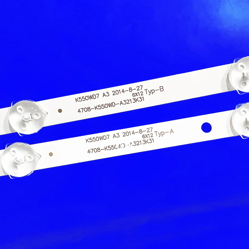 LED Strip For LE55D8800 LE55D88UD H55V8990 55PFF5055/T3 4708-K550WD-A4213K31 K550WD7 A3 4708-K550WD-A4213K21 Le55f1761 Le55f1361