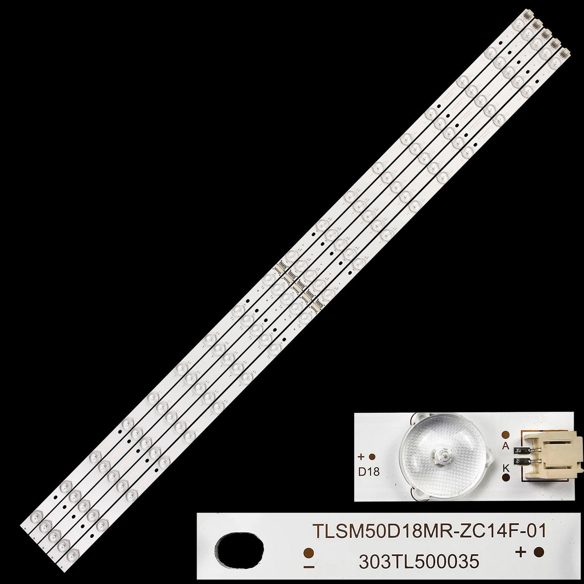 LED Backlight Strip For LE50H6800CU 303TL500035 TLSM50D18PL-ZC14F-01 TLSM50D18MR-ZC14F-01