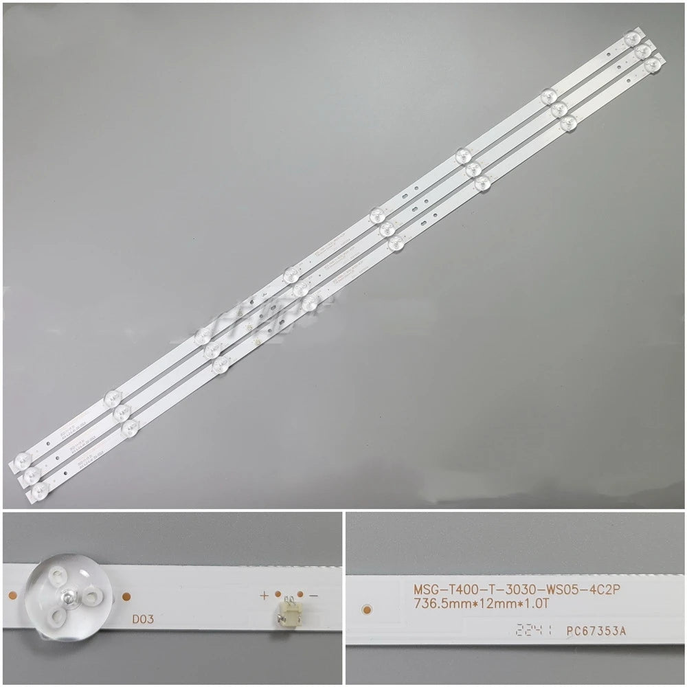 LED for F40H8000E DМ-LЕD40SBB31 40FEN1 40FЕN2 40PL11TC-SM TDTV40BS04F MSG-T400-T-3030-WS05-4C2P 308054002MS000 СХ400DLE