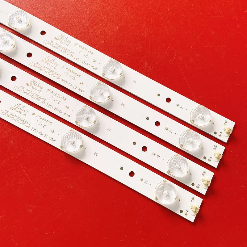 TV LED backlight bar BBK 40LEM-1010/FT2C 40LEM-1010/T2C DEXP F39B7100E Sanyo LE100S15FM CX390M05 ZDCX39D10-ZC21FG-04 CX390DLEDM