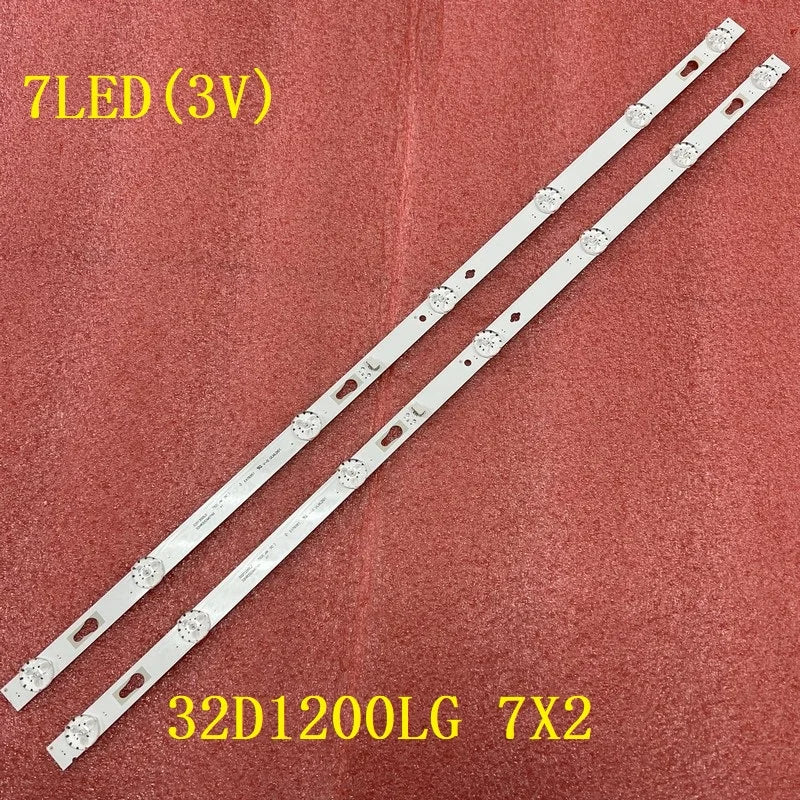 2pcs/set LED Backlight bar For TCL 4C-LB320T-HRAC 32D1200 TV 7X2 32HR332M07A5