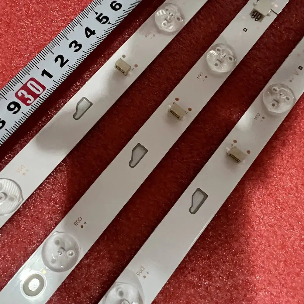 Kit 3pcs 7LED 755mm LED Backlight Bar for TCL 43D2700 43HR332M07A0 V2 4C-LB430T-HR1CK LC430DUY SH A1 43A9000