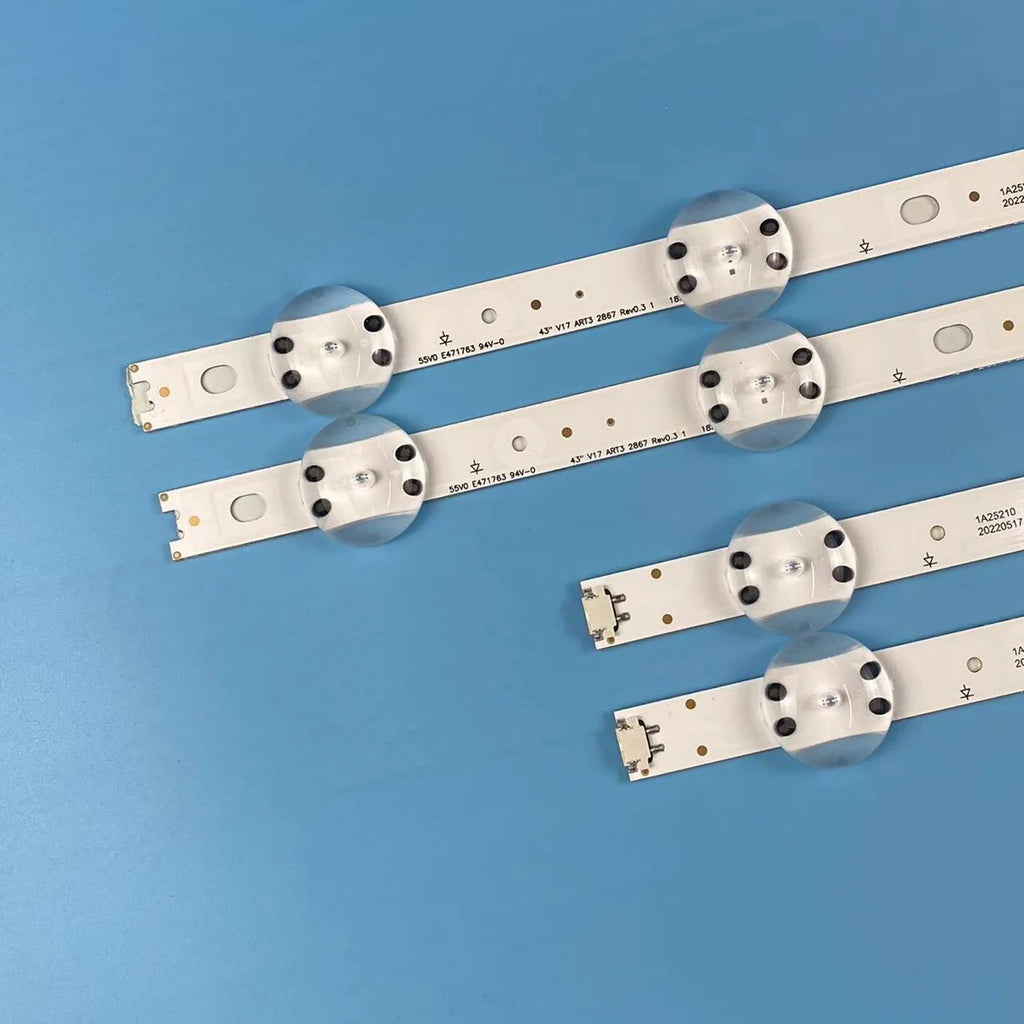 New For 43 inch LED Backlight bar 43VH6100-CB 6916L-2867B  2867G V17 43 6916L-2744A 6916L-2743A screen LC430DQE