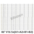 20pcs LED Backlight strip For 86BH5C-B 86BH5C 86" V16 stretch 6916L-2564A 6916L-2565A 6916L-2566A 6916L-2567A LD860DBN-UJA1