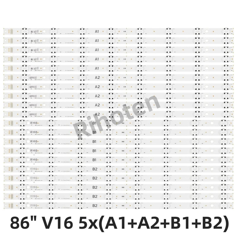 20pcs LED Backlight strip For 86BH5C-B 86BH5C 86" V16 stretch 6916L-2564A 6916L-2565A 6916L-2566A 6916L-2567A LD860DBN-UJA1
