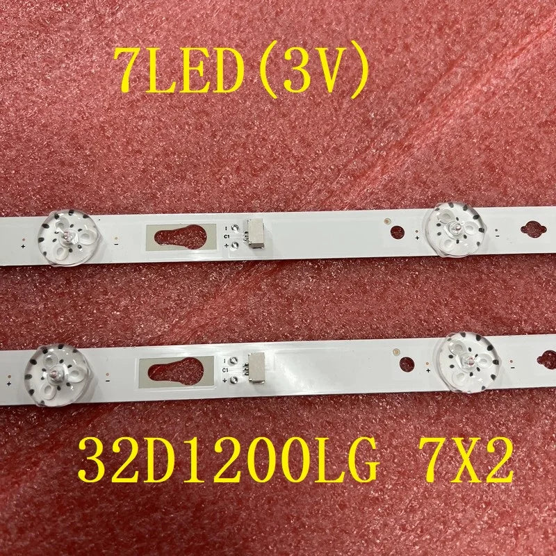 2pcs/set LED Backlight bar For TCL 4C-LB320T-HRAC 32D1200 TV 7X2 32HR332M07A5