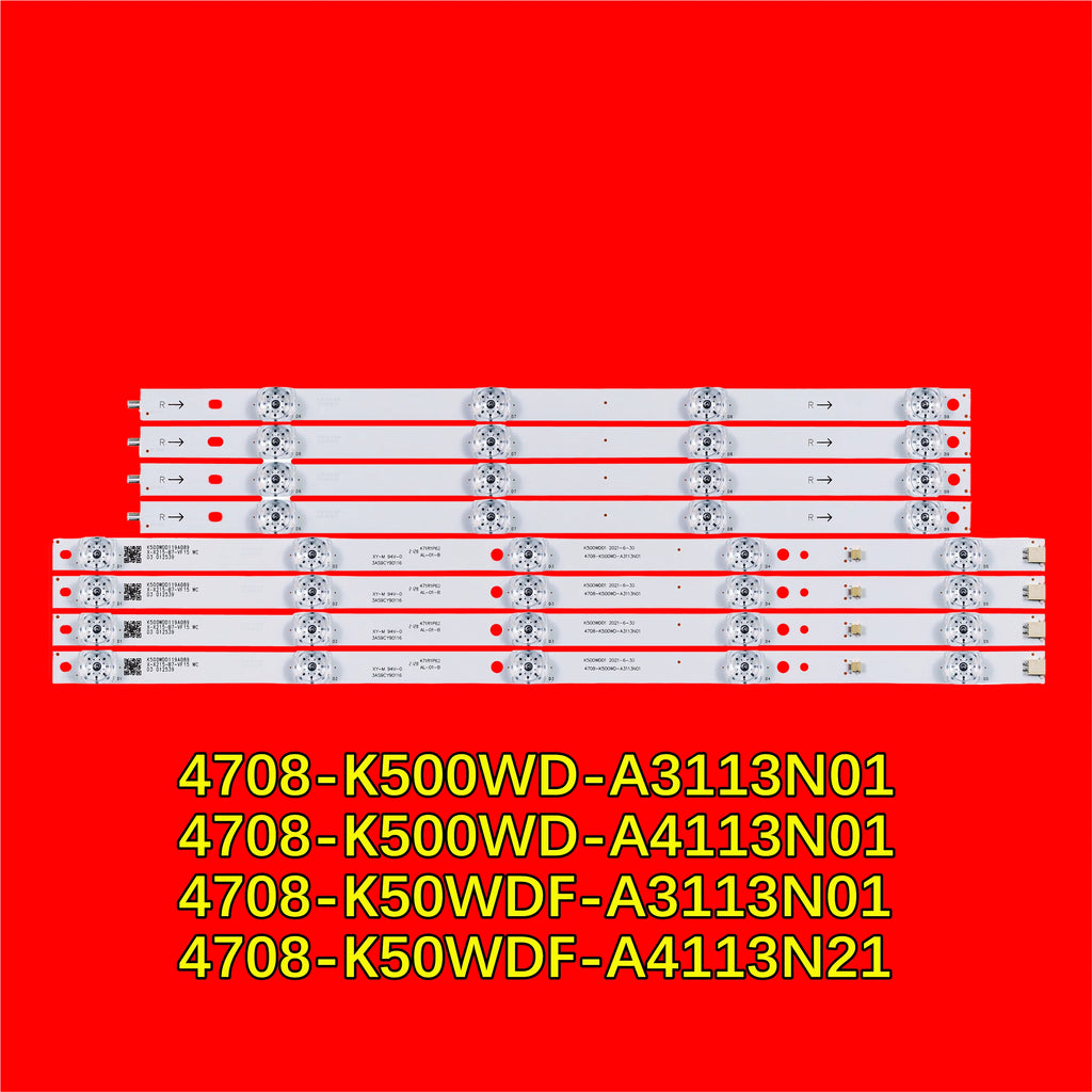 LED Bar Backlight For 4T-C50CEXA 50UK950 50D1UDVB 50DU1000U DS-D5050UQ-A DH-LM50-F400 4708-K500WD-A3113N01 4708-K500WD-A4113N01